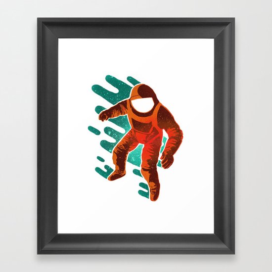 Space Distortion Framed Art Print