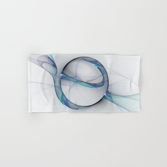 Minimalist Abstract, Fractal Art Hand & Bath Towel