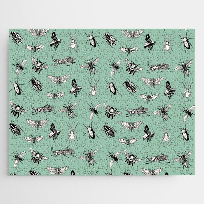 Insects pattern Jigsaw Puzzle