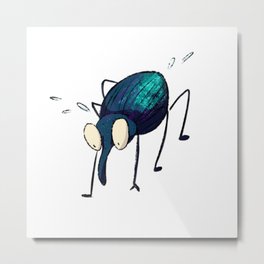 Distraught Beetle 2 Metal Print