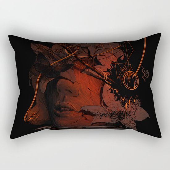 The Lost Track II Rectangular Pillow