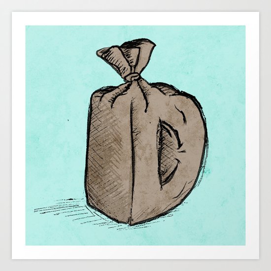 D Bag Art Print