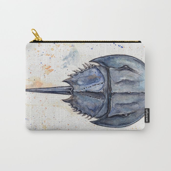 Horseshoe Crab Blues Carry-All Pouch