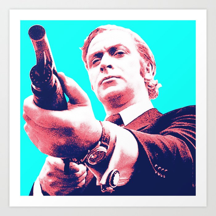 Fathers Day - Michael Caine screen print Art Print