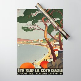 Vintage poster - Cote D'Azur, France Wrapping Paper