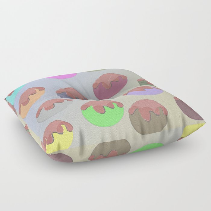 Christmas Special - Candy decoration pattern design Floor Pillow