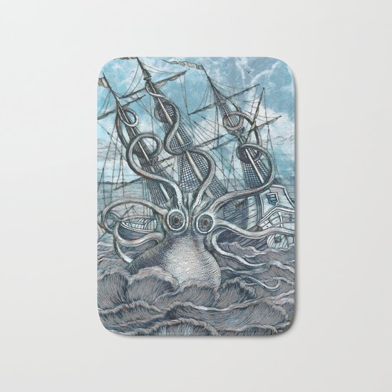 Sea Monster Bath Mat