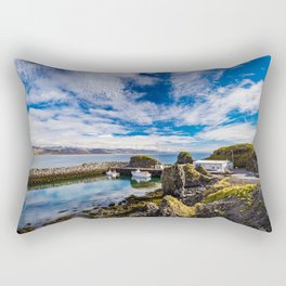 Arnarstapi harbor, Iceland Rectangular Pillow