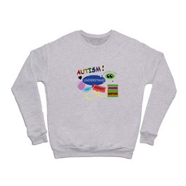 Stickers autism Crewneck Sweatshirt