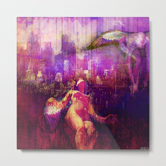 The angels of the city Metal Print