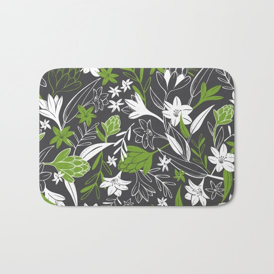Night Garden Bath Mat