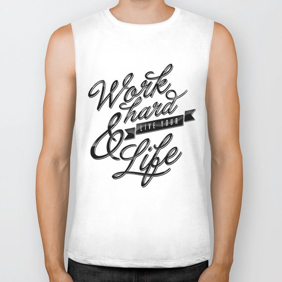 Work Hard Biker Tank