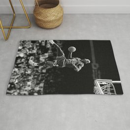 Michael Black and White Rug