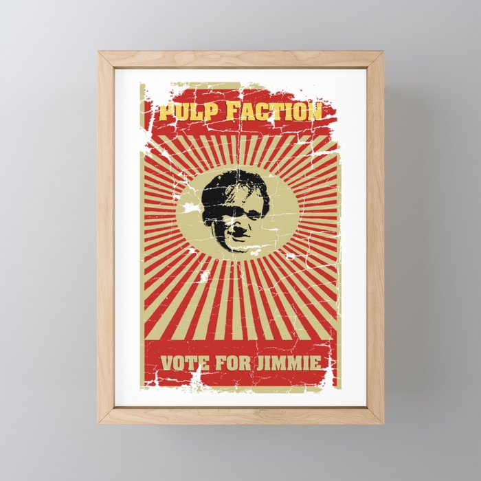 Pulp Faction: Jimmie Framed Mini Art Print