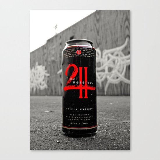 Urban malt liquor Canvas Print
