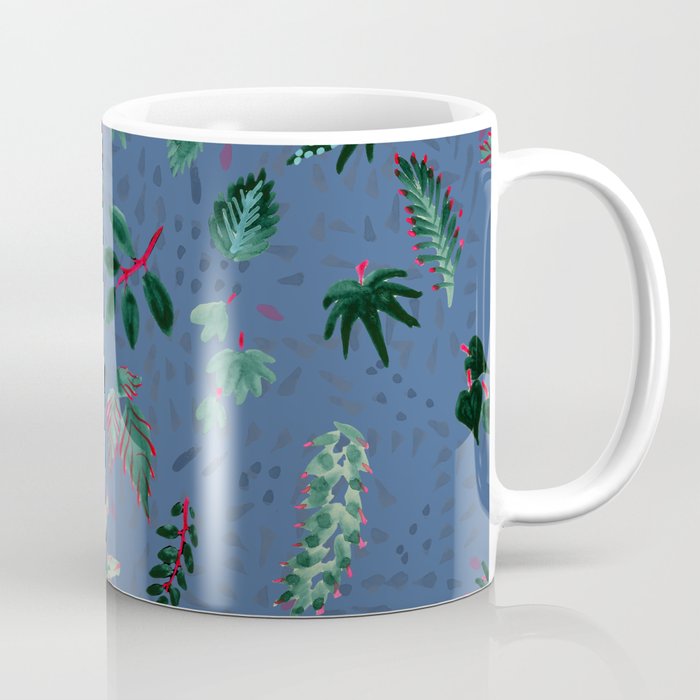Inky Leaves Coffee Mug