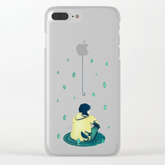 Emotion Sickness Clear iPhone Case
