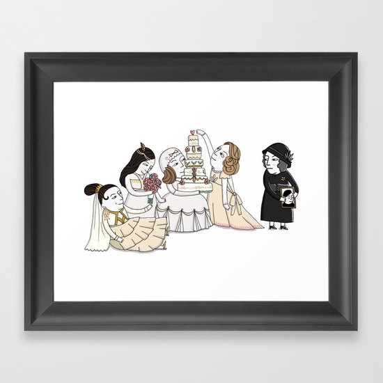 Four Weddings and a Funeral Framed Art Print