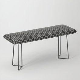 Small Grid black and white Bench