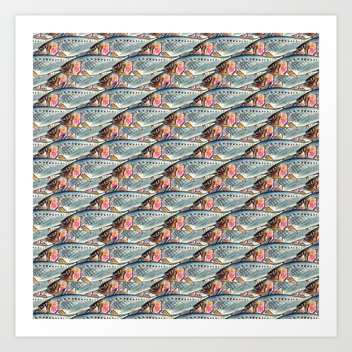 Tin of Sardines Art Print