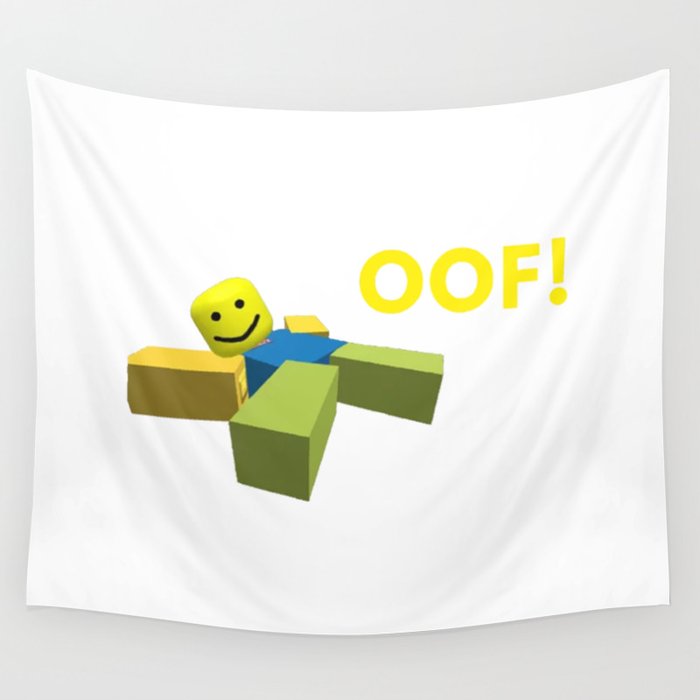 Roblox Oof Supine Happy Wall Tapestry