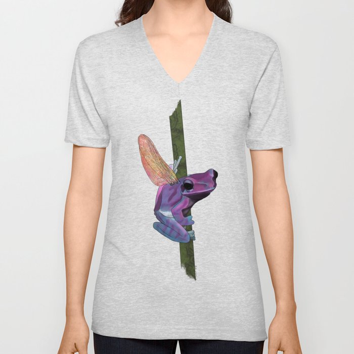 Amphibian Flight (3) V Neck T Shirt