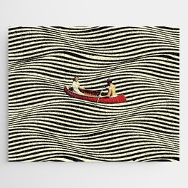 Illusionary Boat Ride Jigsaw Puzzle | Boat, Collageartist, Cutandpaste, Digital, Modern, Surreal, Funny, Psychedelic, Collage, Manipulation 