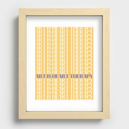 Art is Heart Therapy Gold Print Recessed Framed Print