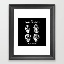 EX PRESIDENTS Framed Art Print