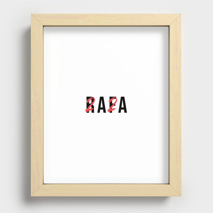 Rafa 22 Recessed Framed Print