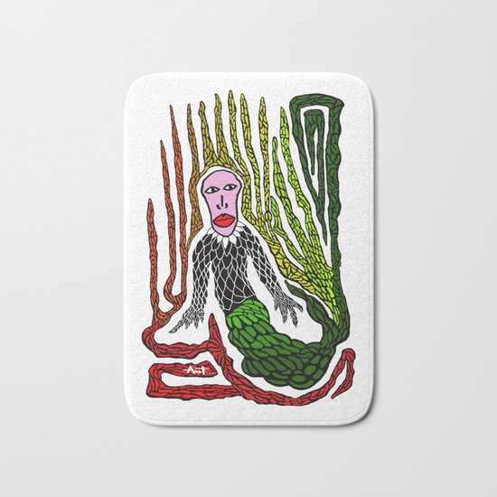 The Genius Birdman no background Bath Mat