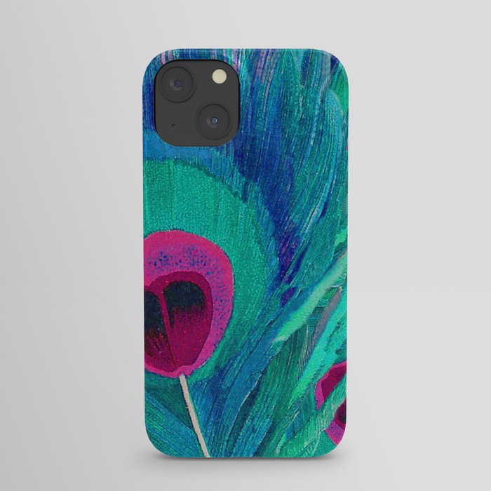 Peacocks Feathers iPhone Case