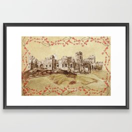 Castle Ward Vintage Framed Art Print