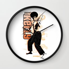 Big Jim Kelly Wall Clock | Graphicdesign, Dragon, Apparel, Tshirt, Africanamerican, Jimkelly, Graphic, Karate, Kungfu 
