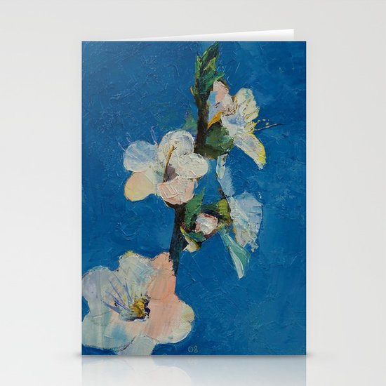 Apricot Blossom Stationery Cards