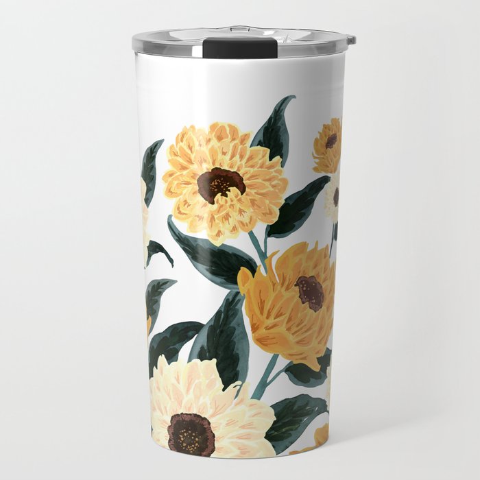 Many Sunflowers Travel Mug