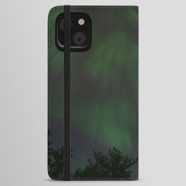 Unique Patterns of the Northern Lights iPhone Wallet Case