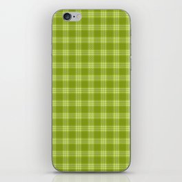 Grass Yellow Green Tartan Plaid Scottish Pattern iPhone Skin
