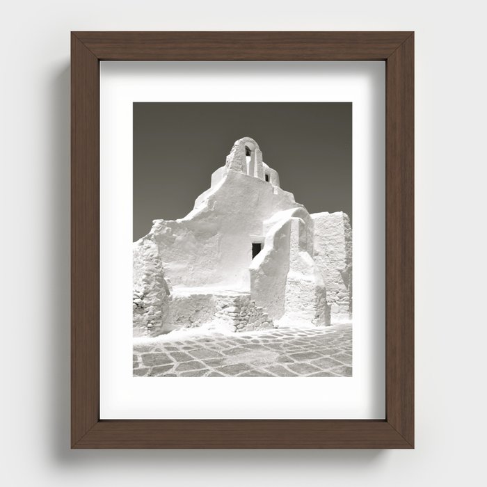 Greek Drama Recessed Framed Print