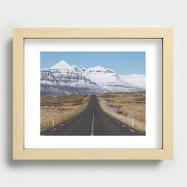 East Iceland Recessed Framed Print