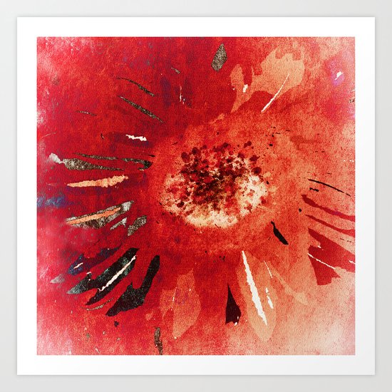New Years Flower Art Print