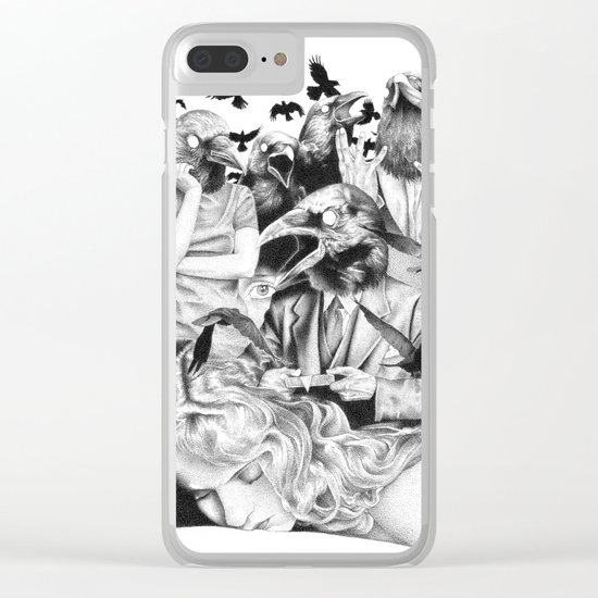 Ominous Farewell Clear iPhone Case