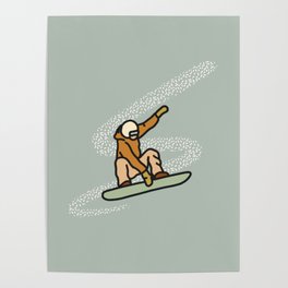Snowboard Big Air Poster