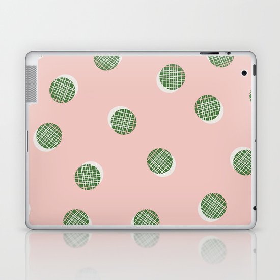 Mixed Dots - in Peach Laptop & iPad Skin