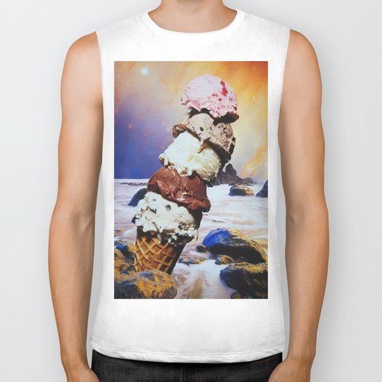 We All Scream Biker Tank