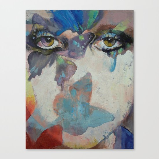 Gothic Butterflies Canvas Print