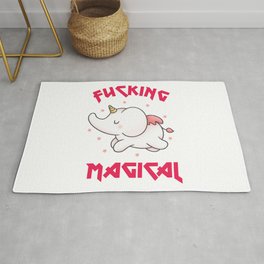 Fucking magical unicorn elephant Rug