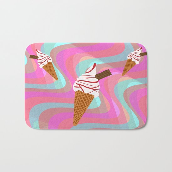 We All Scream For Ice Cream Bath Mat
