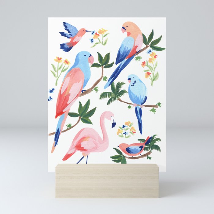 Jungle Birds II Mini Art Print