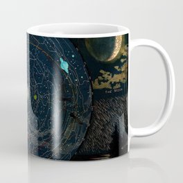 Planetary System, Eclipse of the Sun, the Moon, the Zodiacal Light, Meteoric Shower" by Levi Walter Yaggy, 1887 Coffee Mug